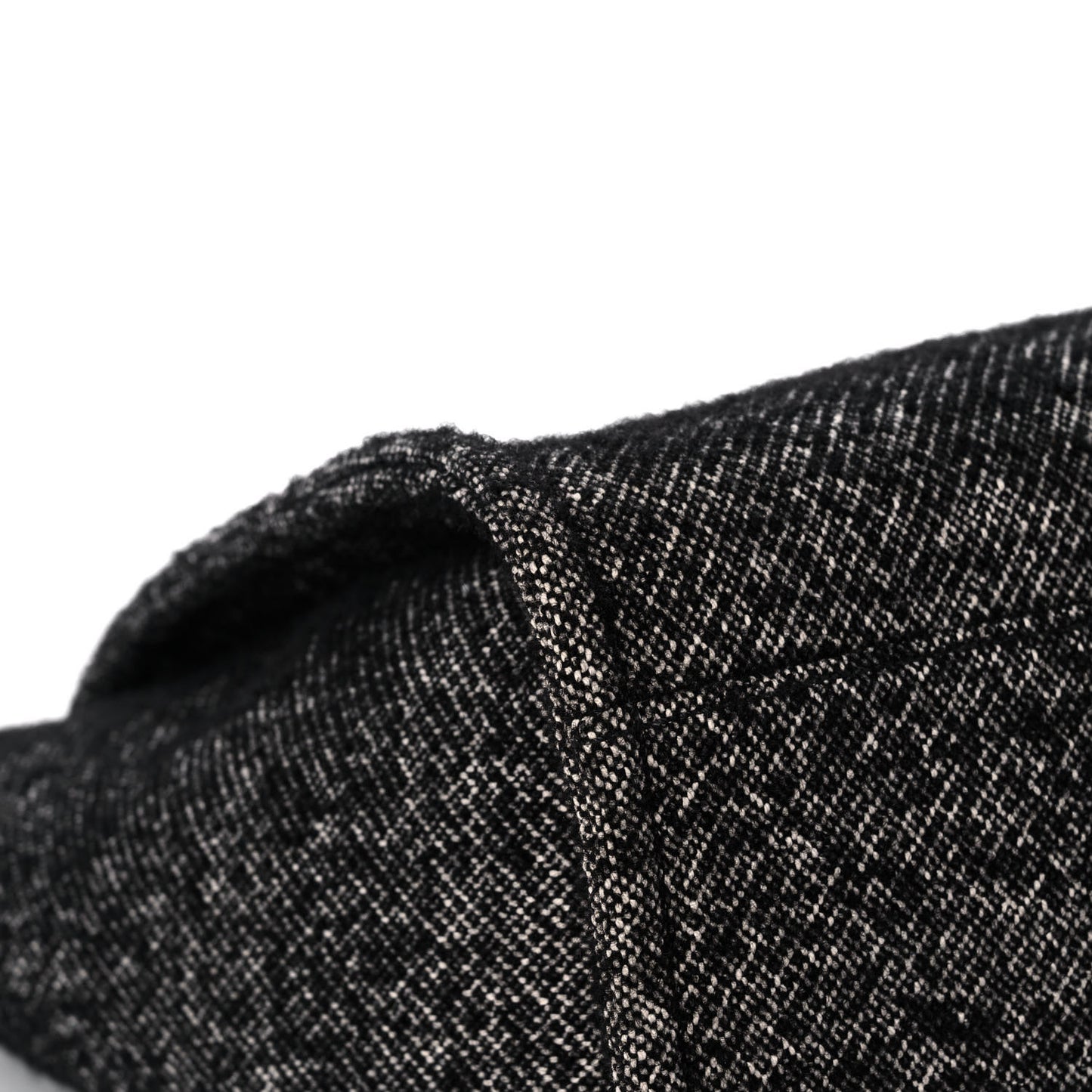 Mixed Fibers Calfskin Medium Deauville Tote Black