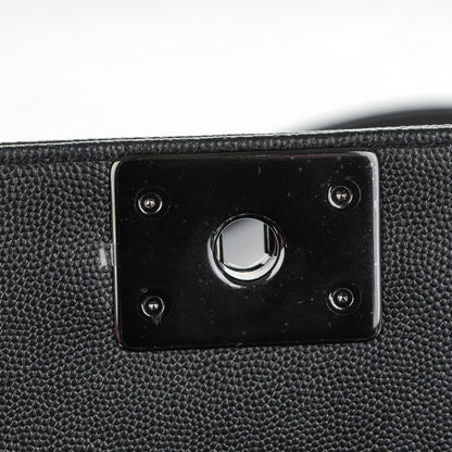 Chanel Caviar Quilted Medium Boy Flap So Black 5 of 8