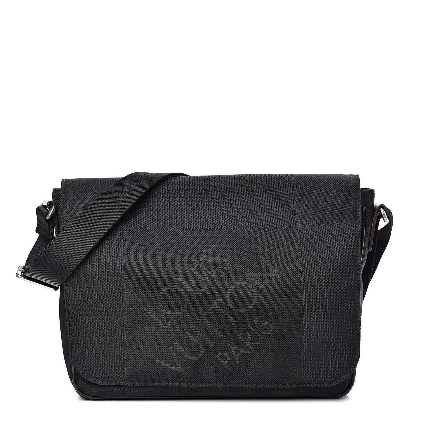 Damier Geant Petit Messenger Bag Black