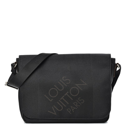 Louis Vuitton Damier Geant Petit Messenger Bag Black 1 of 13