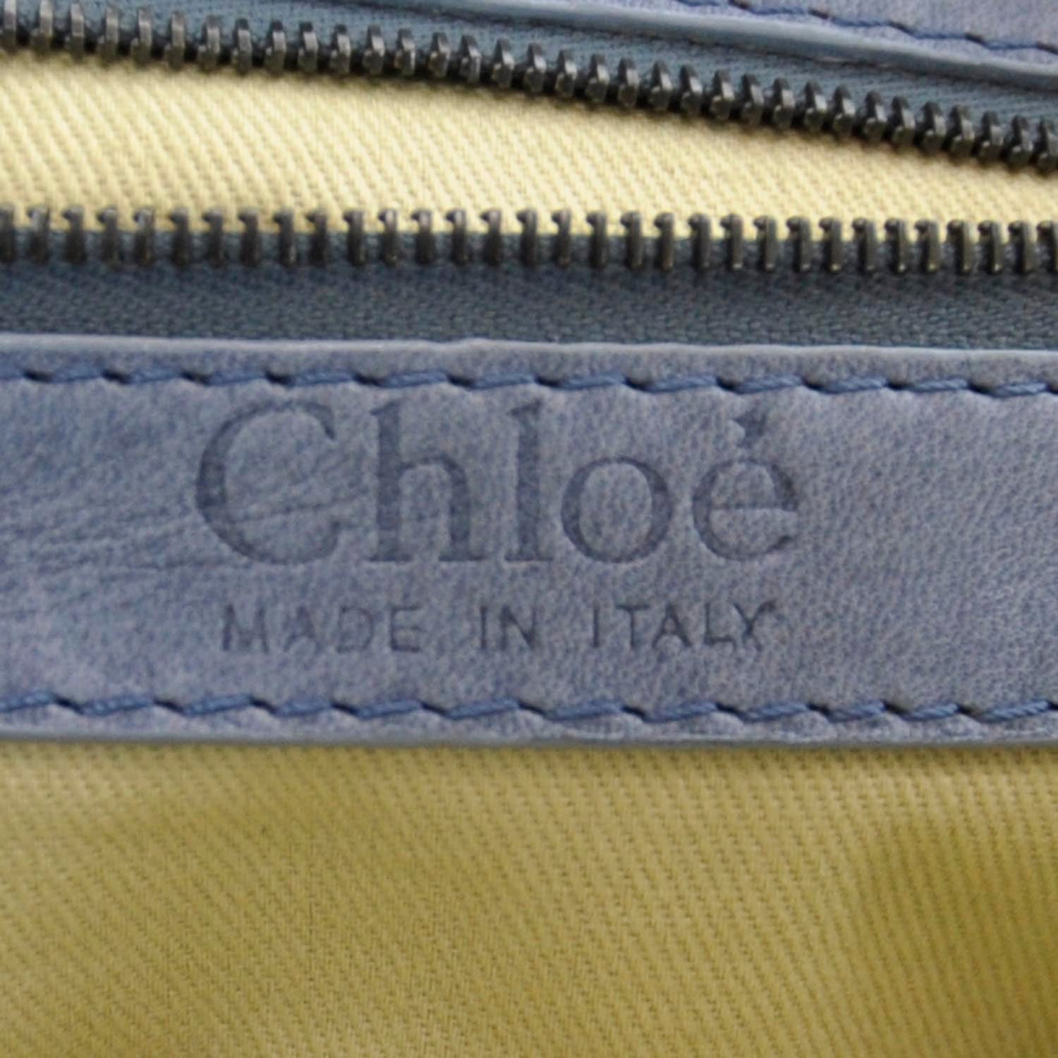 Chloe Calfskin Silverado Hobo Grey Jeans Moyen 8 of 9