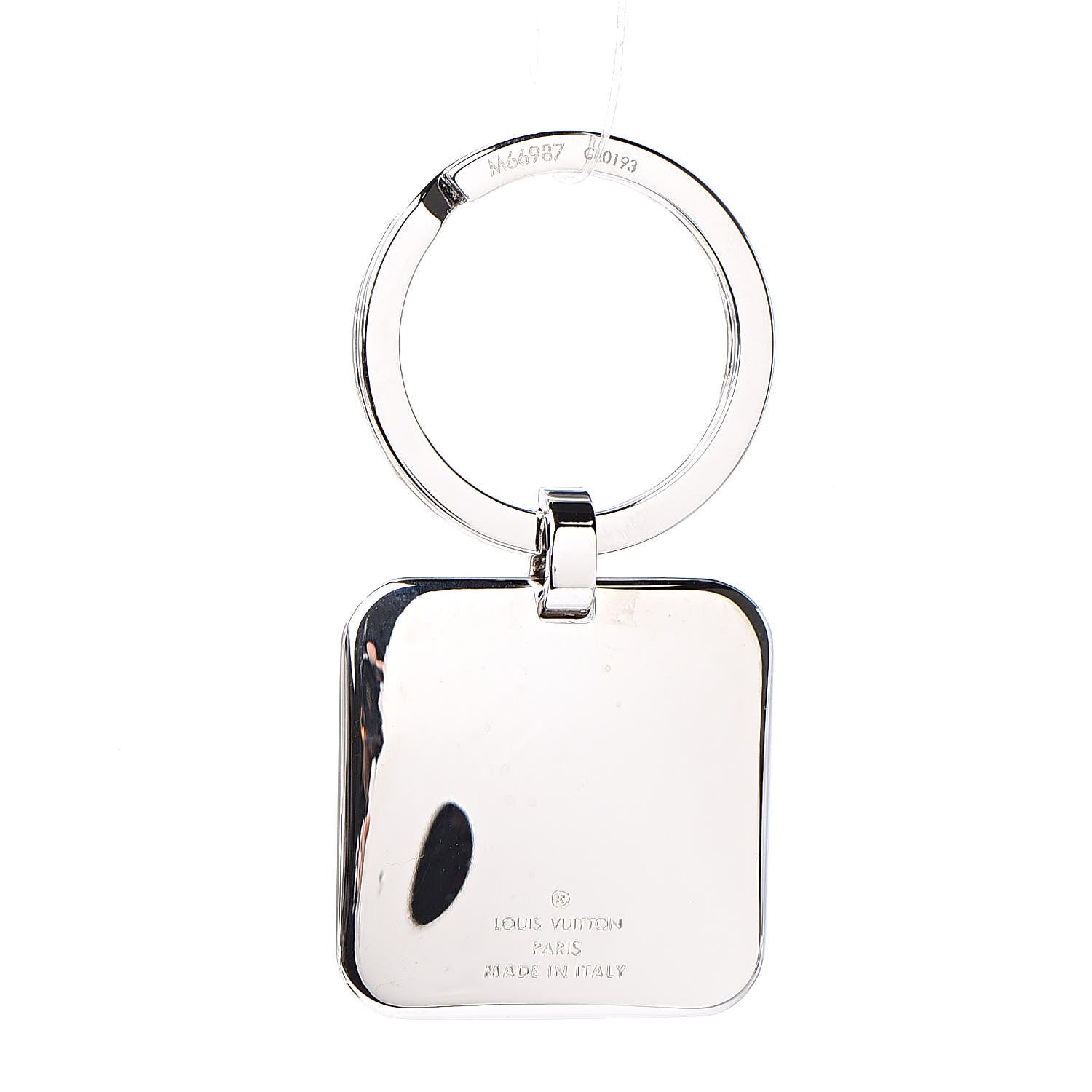 Louis Vuitton V Charm Key Holder Silver 2 of 3