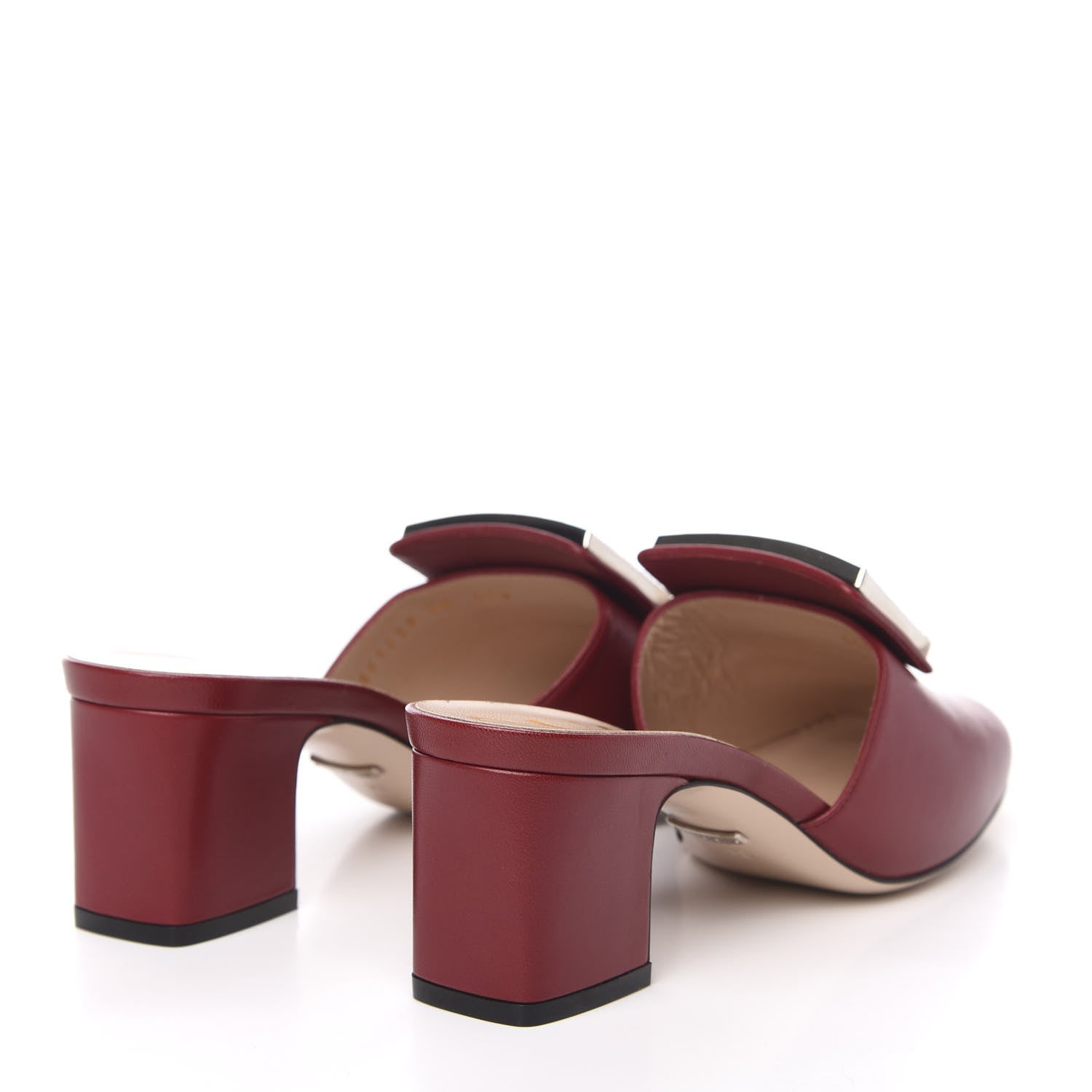 Gucci Malaga Kid Crystal Square G Madelyn Mules 38 Romantic Cerise 4 of 9