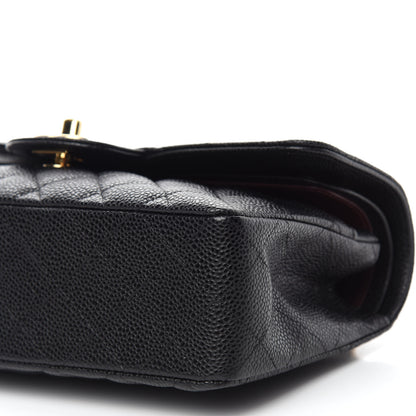 Chanel Caviar Quilted Small Double Flap Black 10 of 11