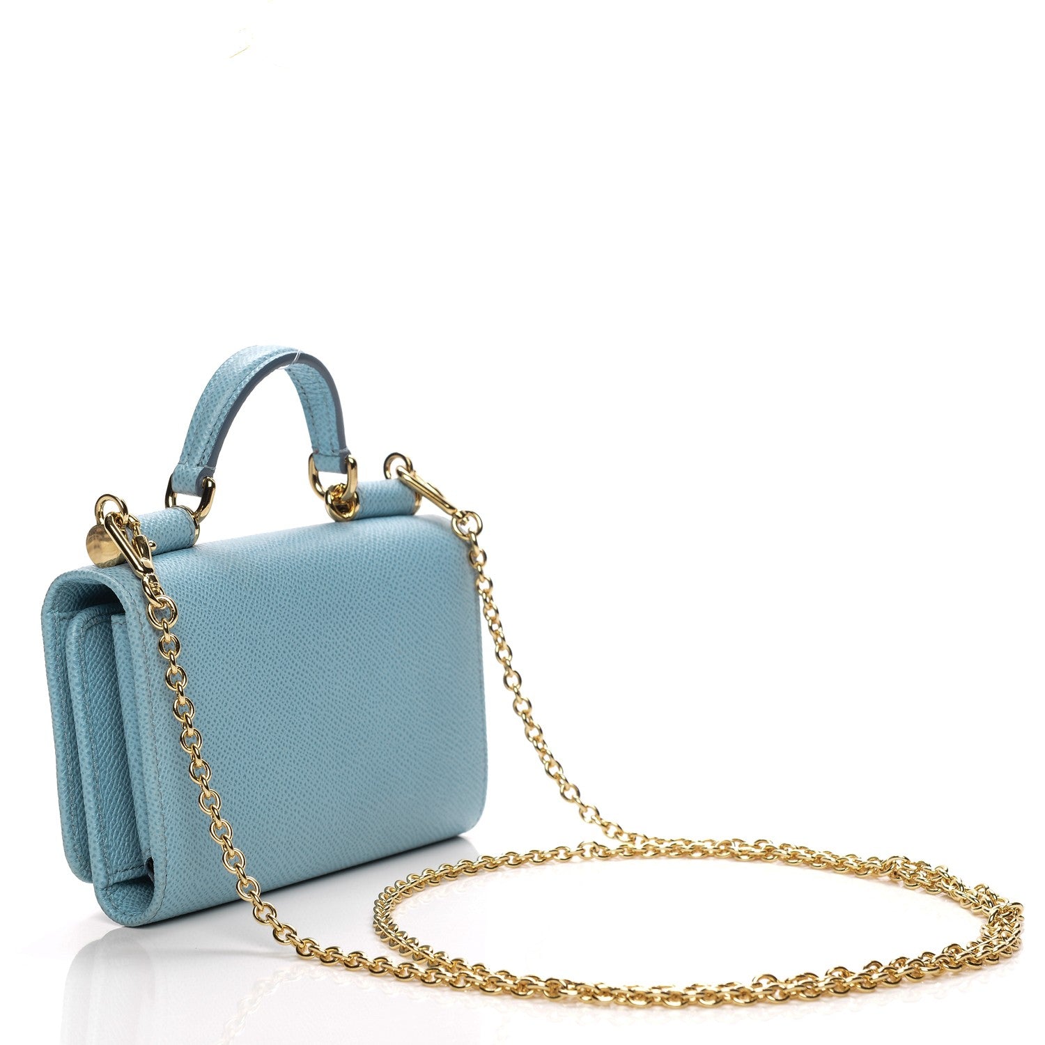 Dolce & Gabbana Dauphine Mini Von Bag Light Blue 3 of 8