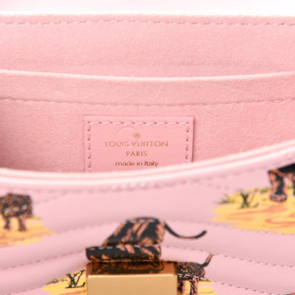 Louis Vuitton Calfskin Leopard Print New Wave Chain PM Light Pink 8 of 10