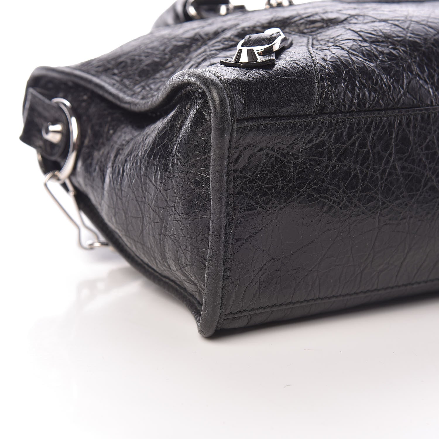 Balenciaga Agneau Classic Silver Hardware S City Black 8 of 10