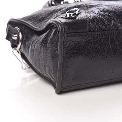 Balenciaga Agneau Classic Silver Hardware S City Black 8 of 10