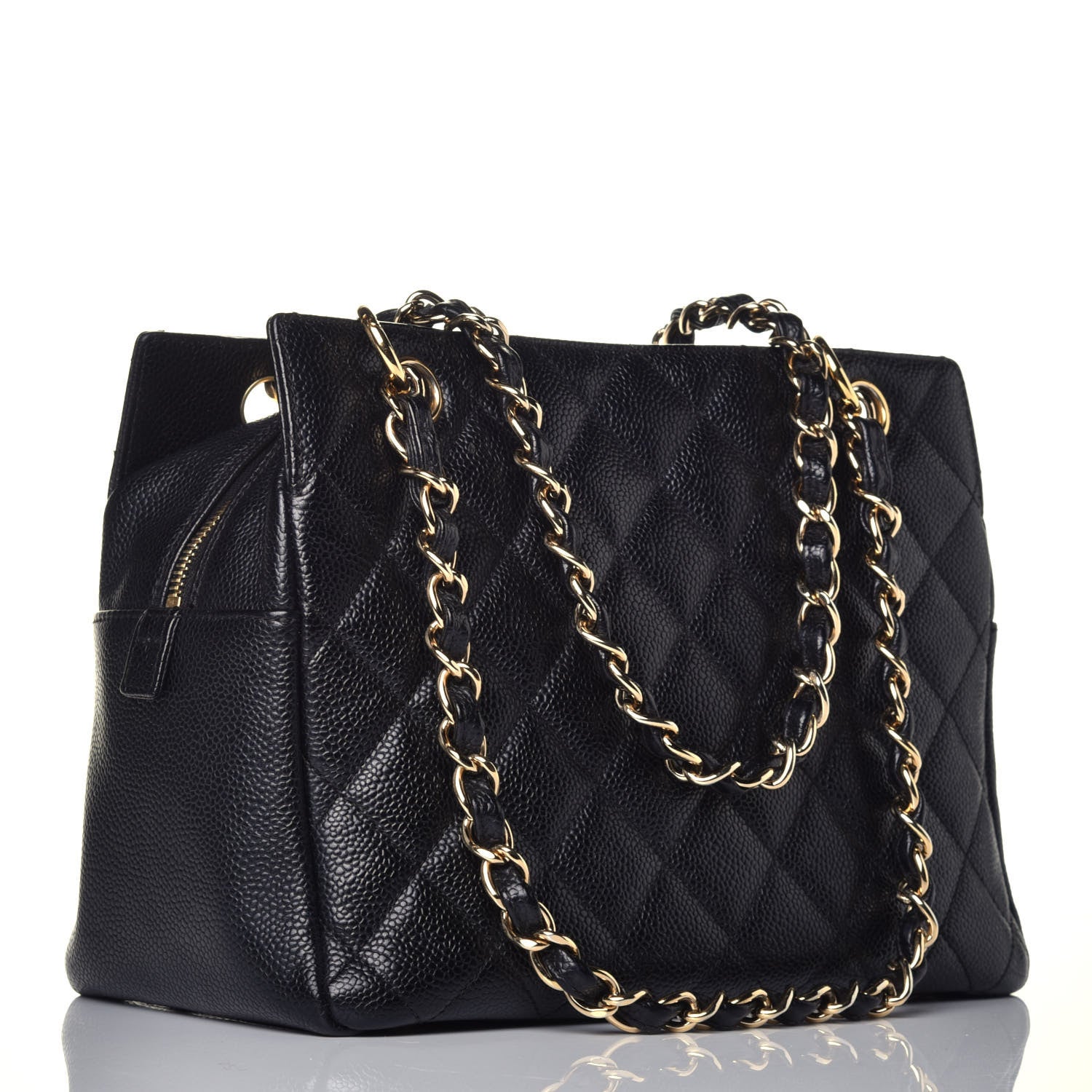 Chanel Caviar Quilted Petit Timeless Tote PTT Black 3 of 10