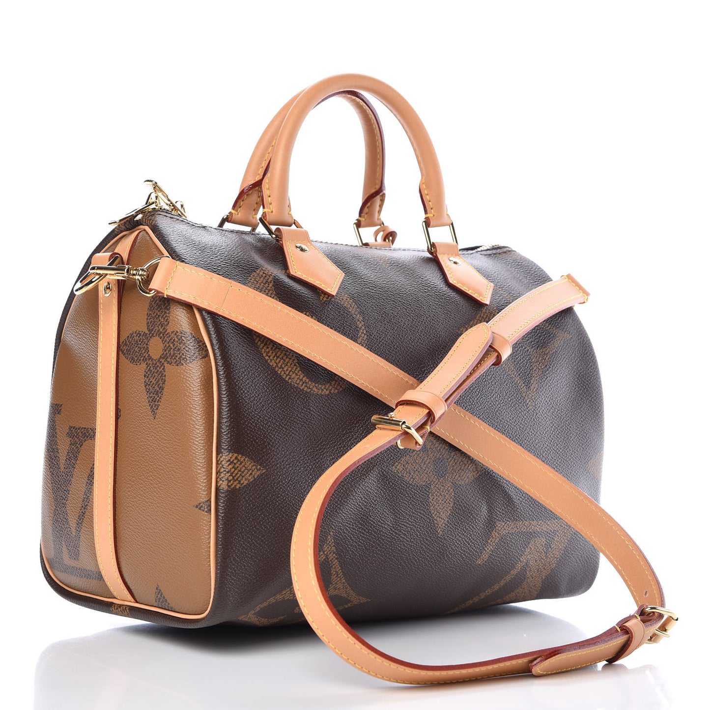 Reverse Monogram Giant Speedy Bandouliere 30