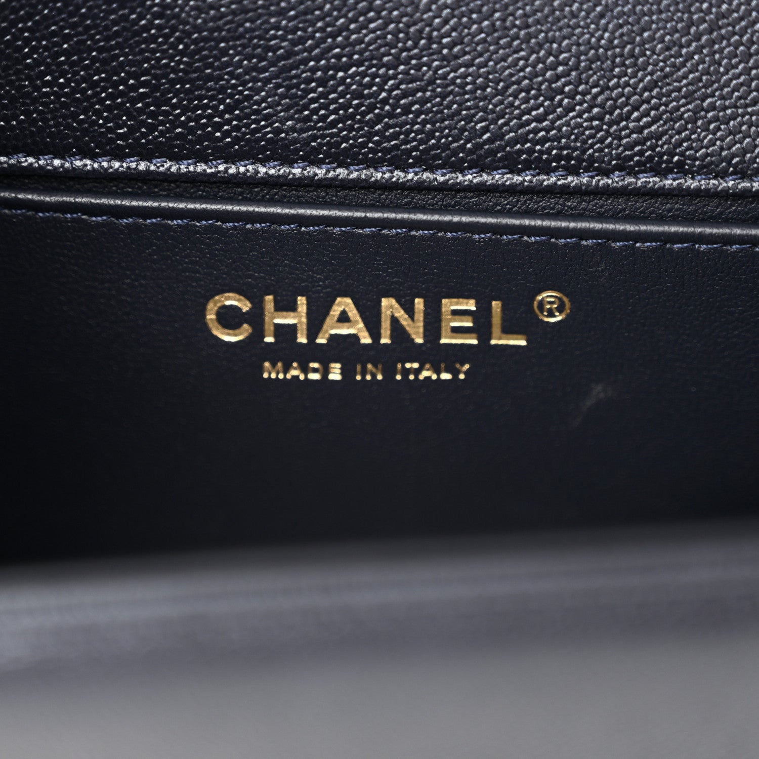 Chanel Pearly Caviar Quilted Small Boy Flap Navy 6 of 10