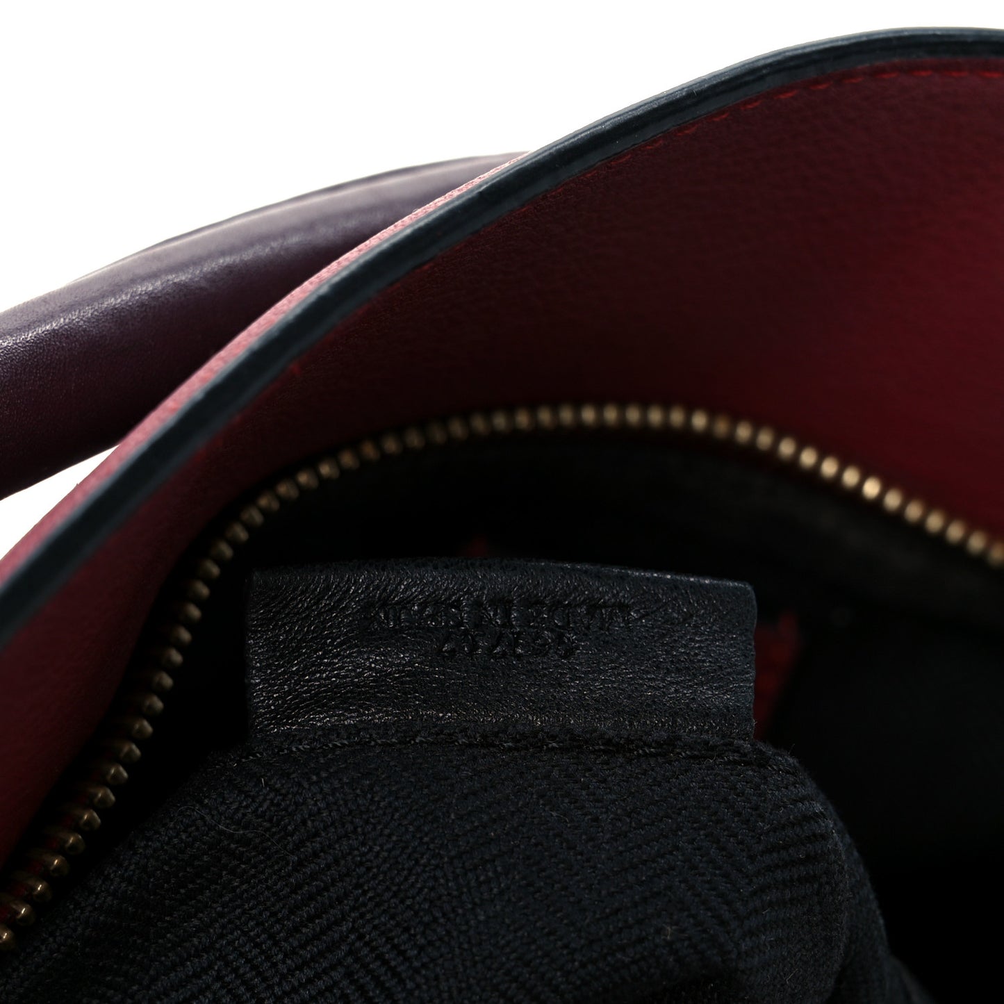 Calfskin Colorblock Small Puzzle Bag Red