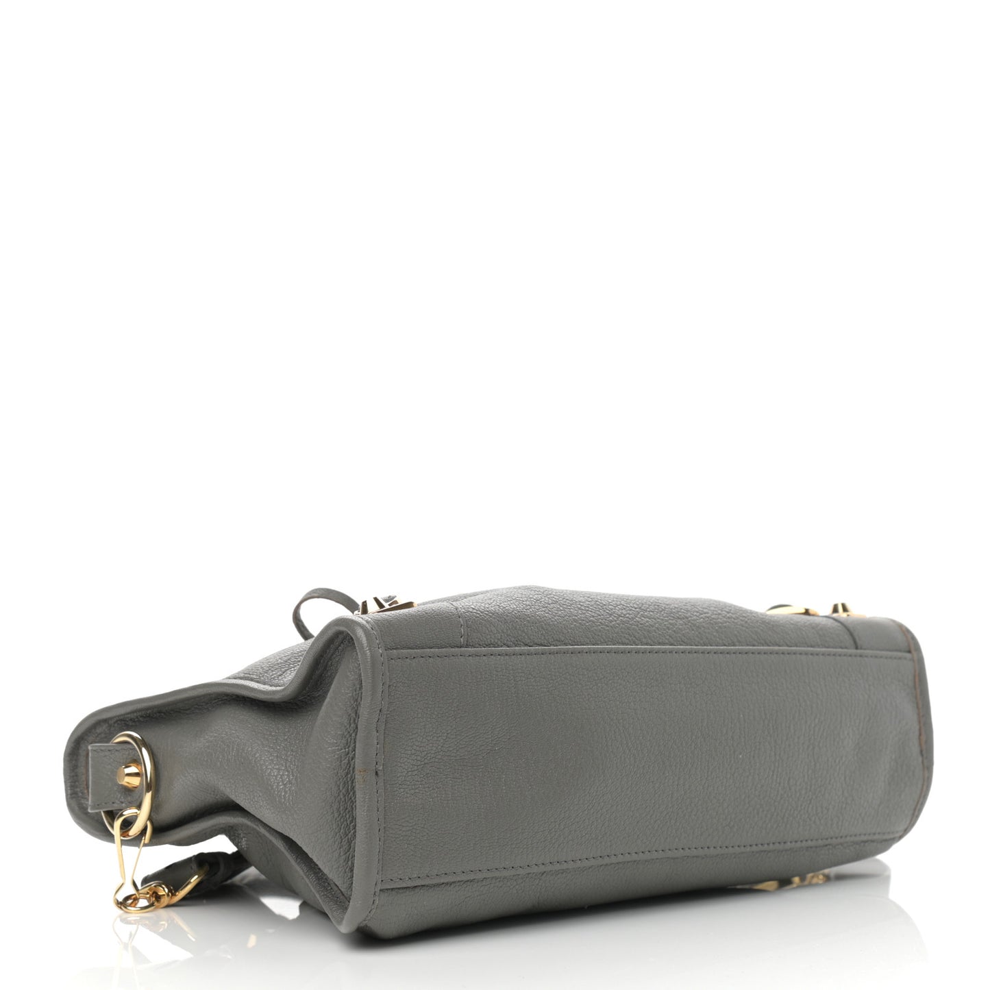 Chevre Gold Metallic Edge Hardware S City Gris Acier