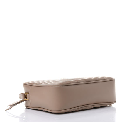 Saint Laurent Calfskin Matelasse Monogram Lou Camera Bag Dark Beige 3 of 4
