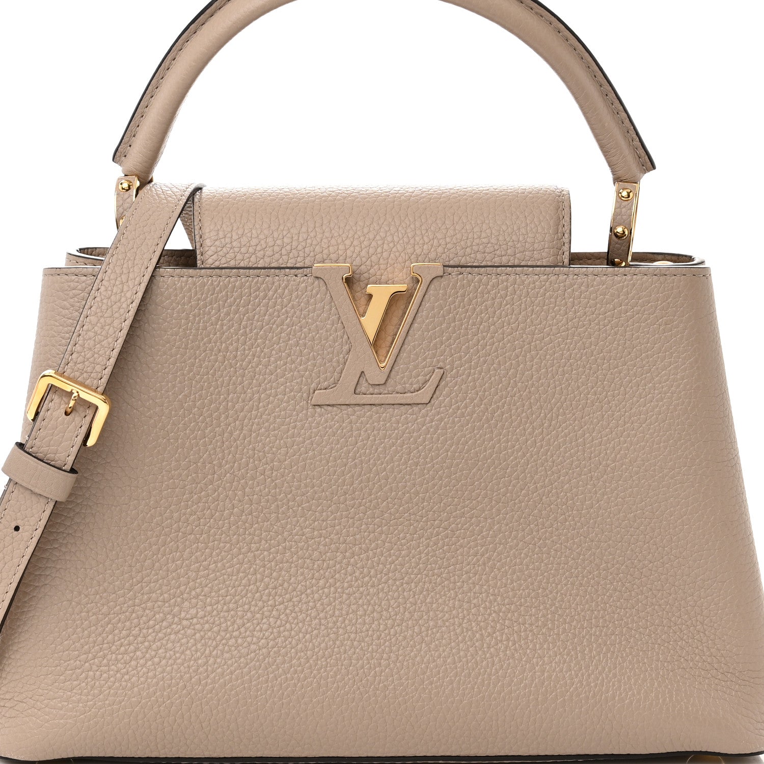 Louis Vuitton Taurillon Capucines PM Galet 7 of 11