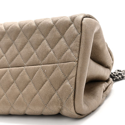 Chanel Metallic Caviar Quilted Small Just Mademoiselle Beige 10 of 10