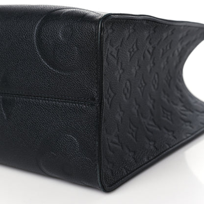 Louis Vuitton Empreinte Monogram Giant Onthego MM Black 8 of 8