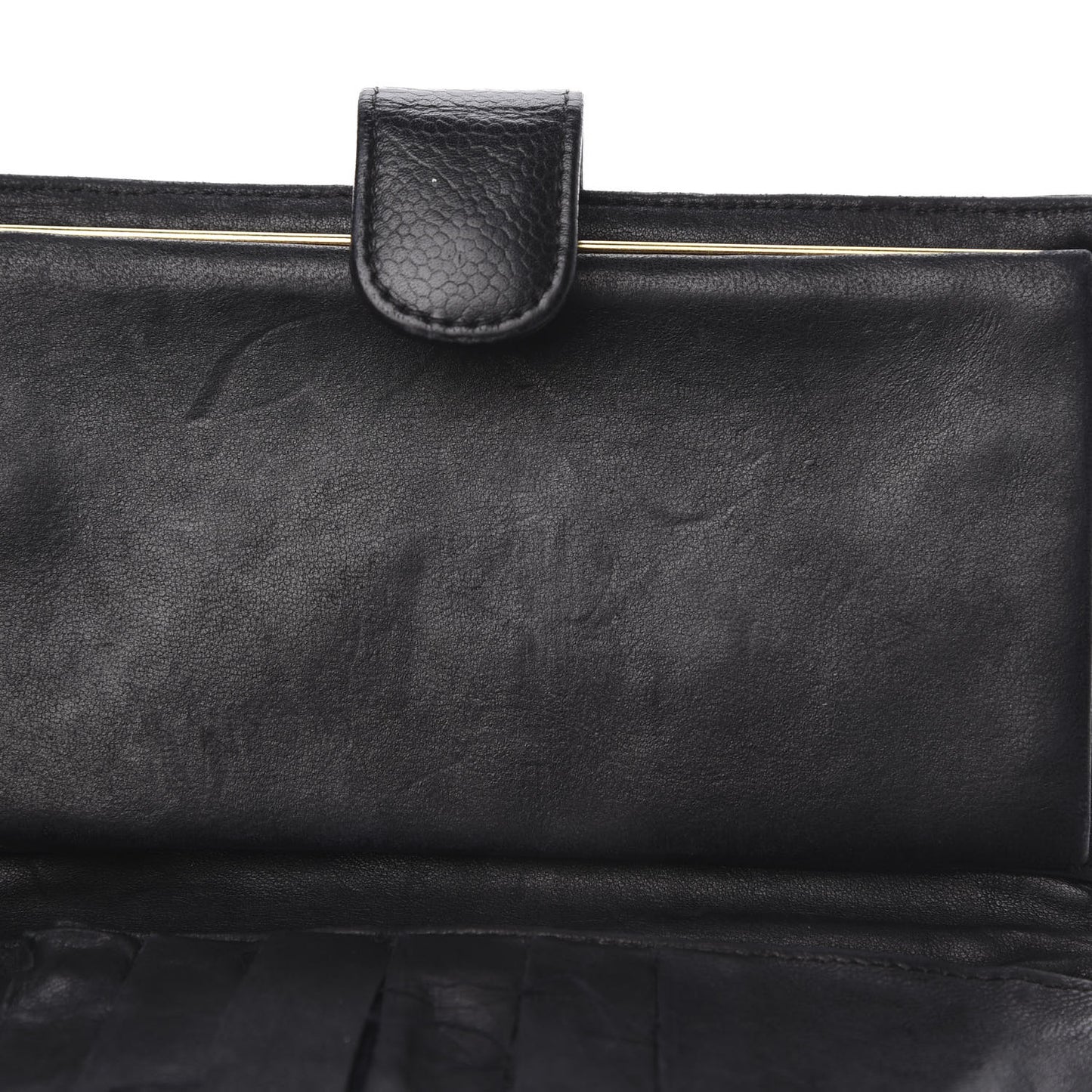 Caviar Timeless CC French Wallet Black
