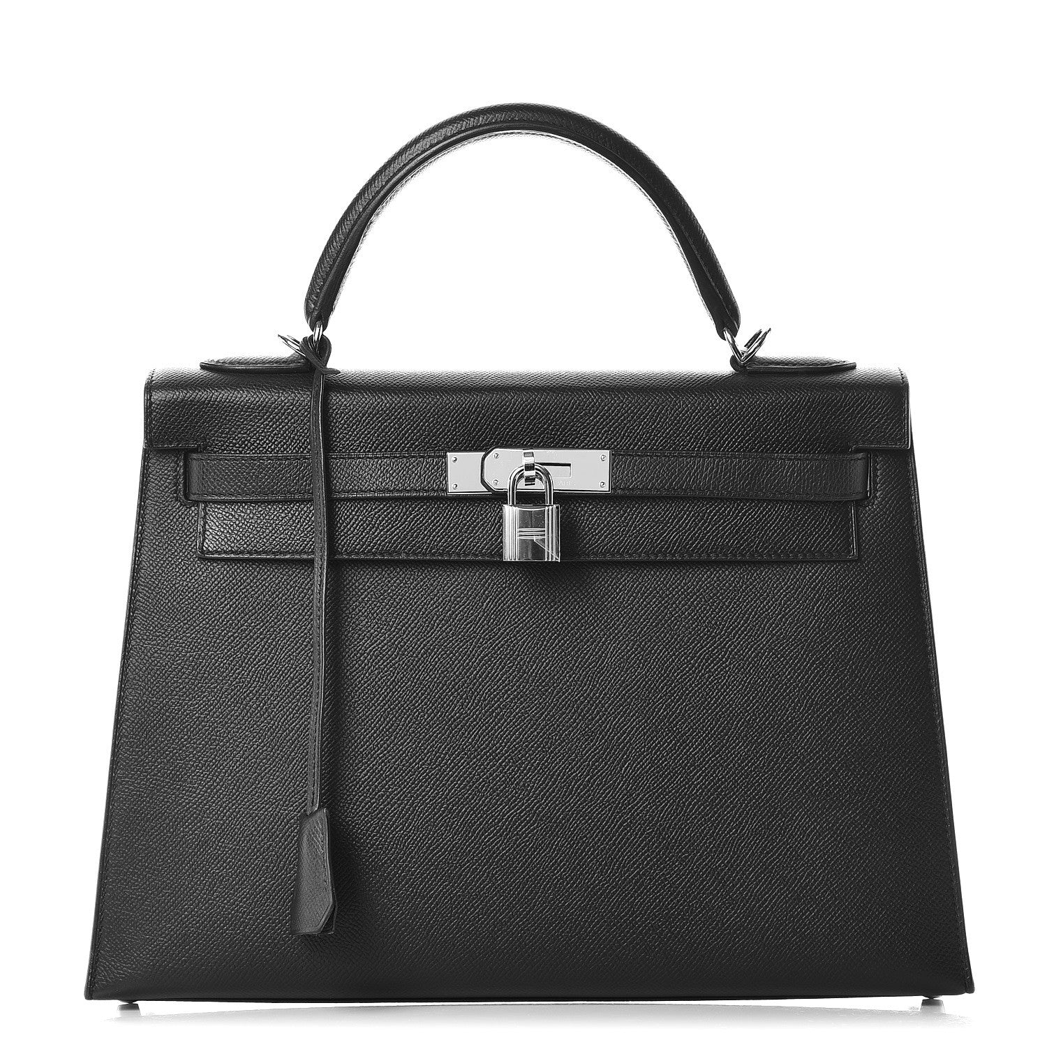 Hermes Epsom Kelly Sellier 32 Black 1 of 36