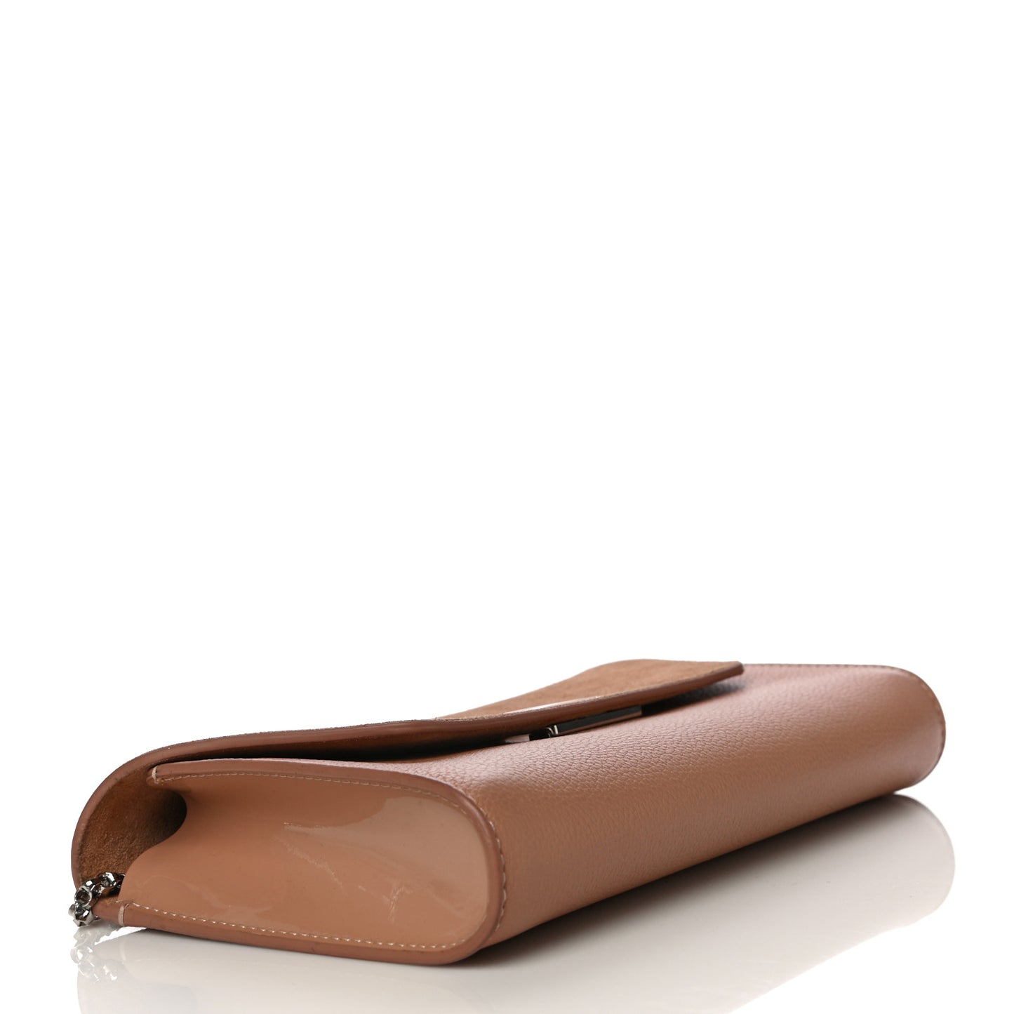 Veau Velours Calfskin Vero Dodat Clutch Cannelle