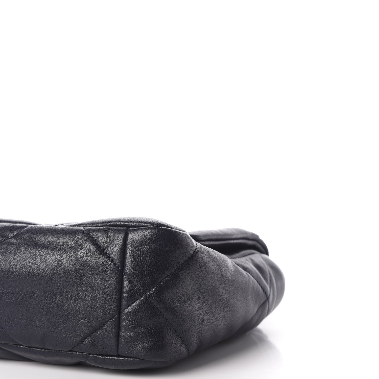 Chanel Lambskin Quilted Medium 19 Flap Navy Blue 7 of 11