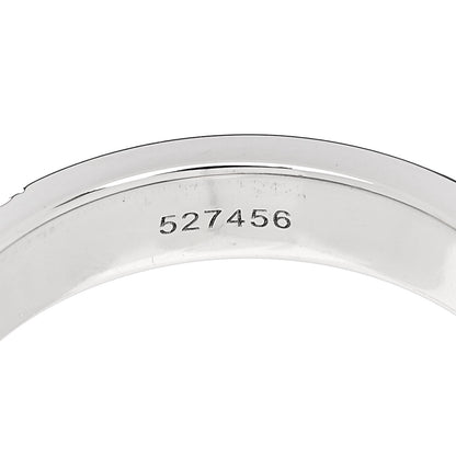 Harry Winston Platinum Diamond Vertical Row Wedding Band Ring 57 8 4 of 5
