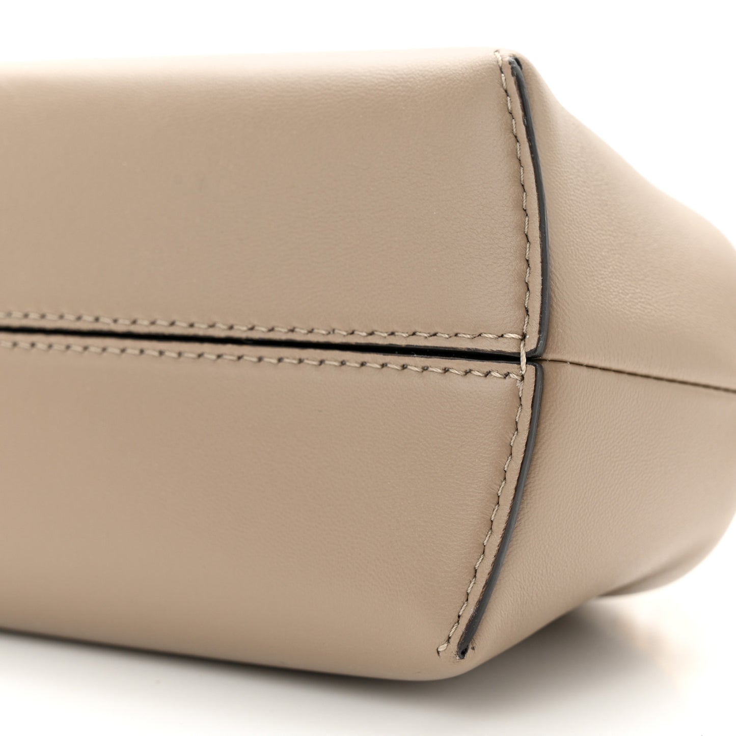 Shiny Nappa Small Fendi First Sand