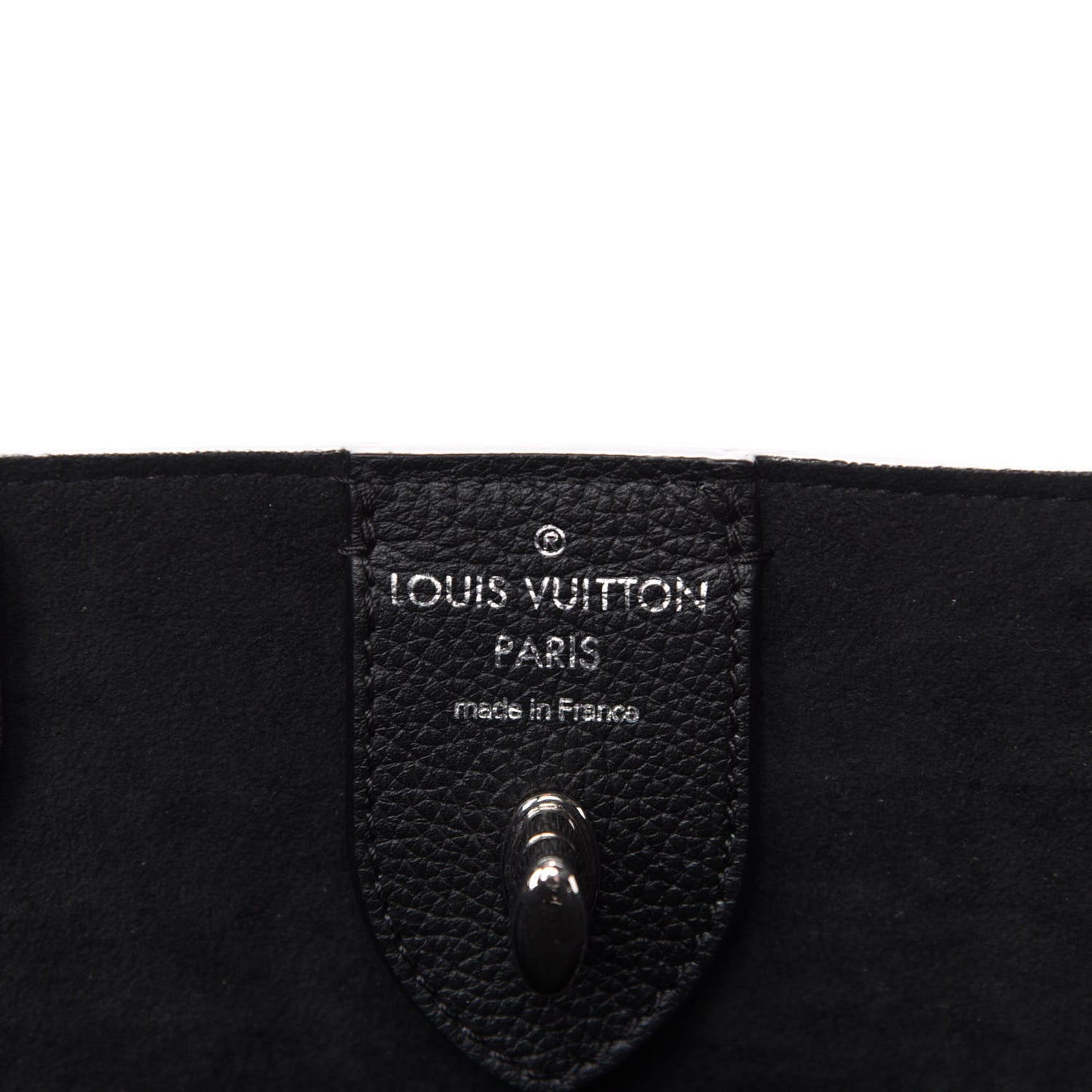Calfskin Lockme Cabas Black