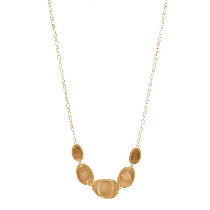 Marco Bicego 18K Yellow Gold Lunaria 5 Leaf Necklace 1 of 5