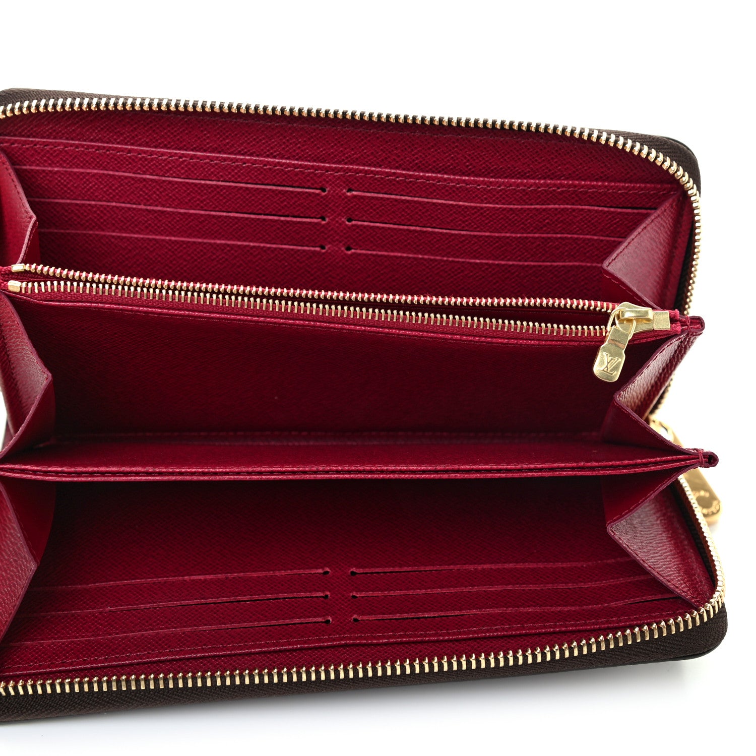 Louis Vuitton Monogram Zippy Wallet Fuchsia 4 of 5