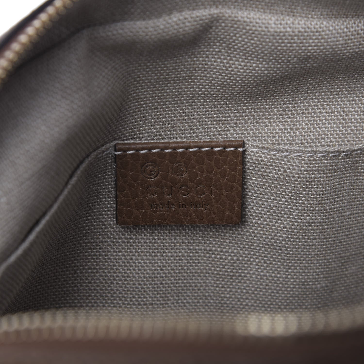Gucci Monogram Mini Bree Messenger Bag Beige Tabacco 8 of 9