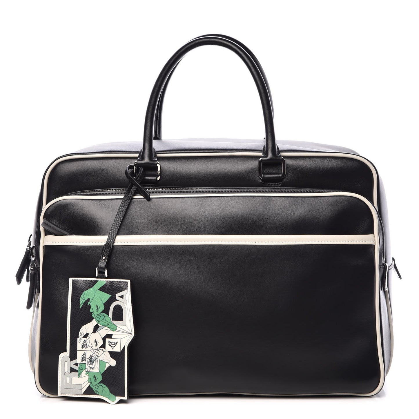 Vitello Bicolor Bowler Black Talco