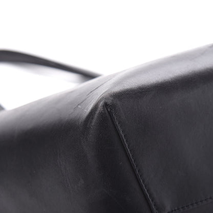 Mansur Gavriel Calfskin Large Shopping Tote Black Royal 10 of 22