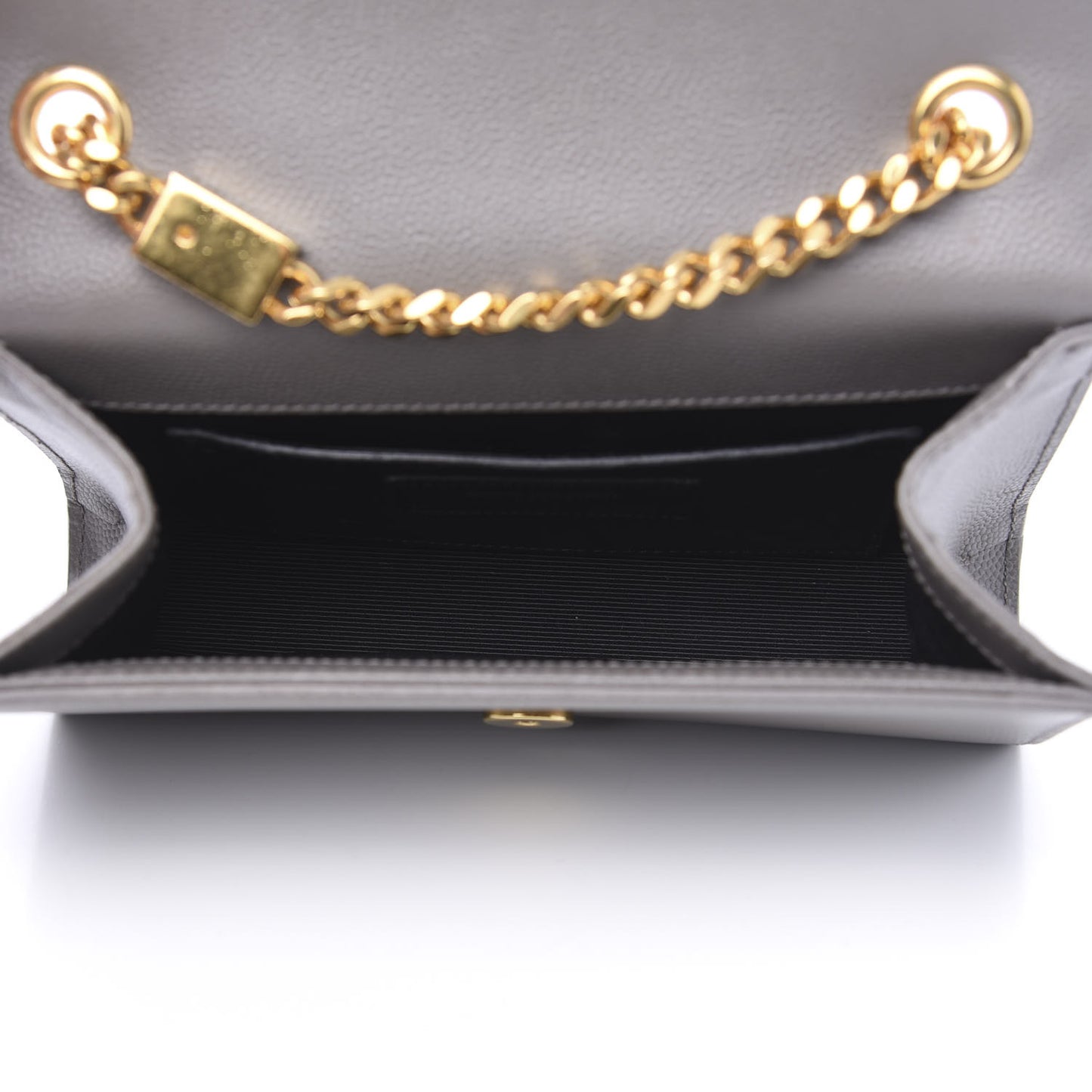 Grain De Poudre Small Monogram Kate Satchel Fog