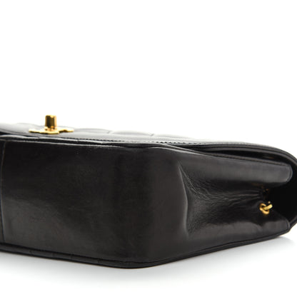 Chanel Lambskin Quilted Medium Single Flap Black 8 of 9