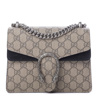 Gucci GG Supreme Monogram Mini Dionysus Shoulder Bag Black 1 of 13
