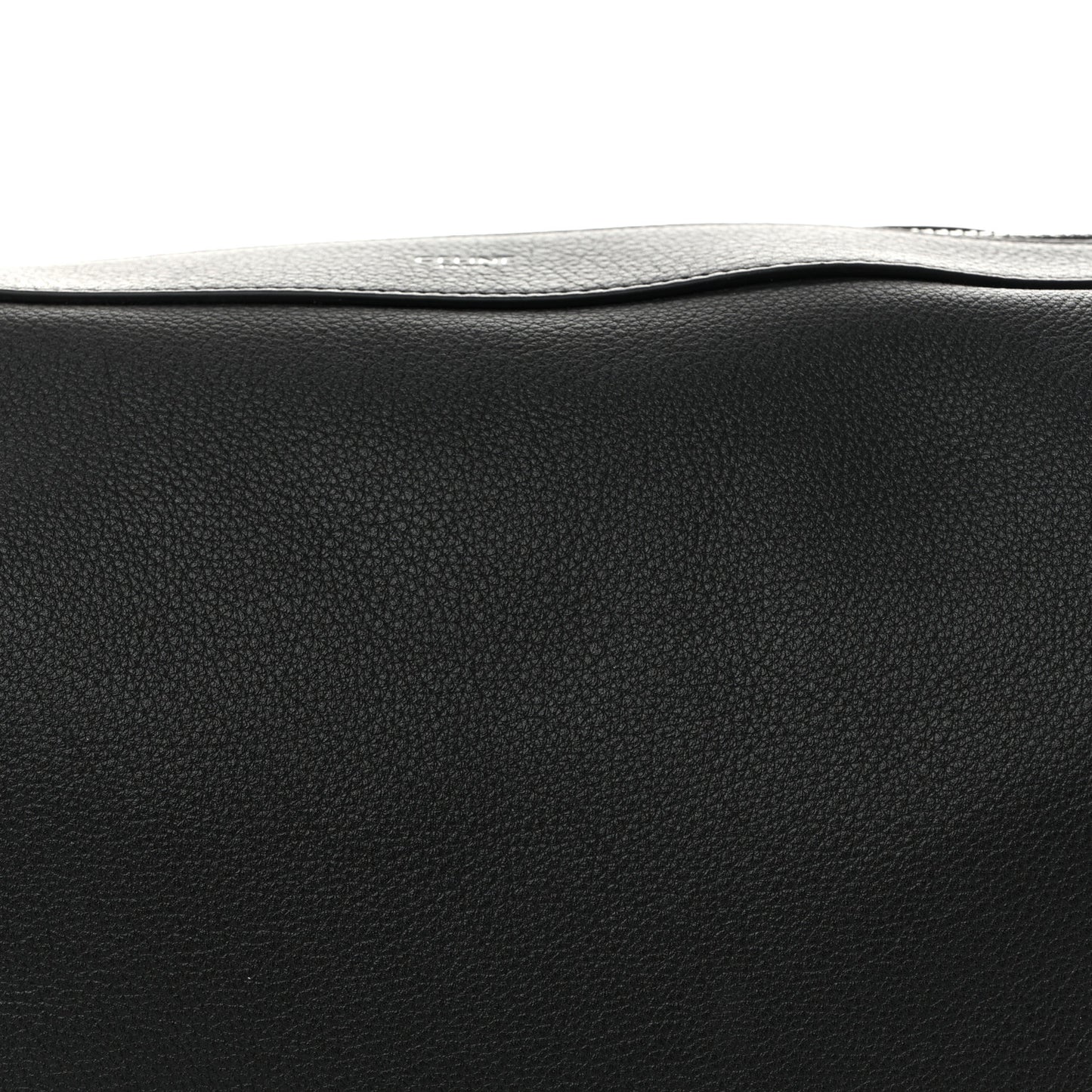 Supple Calfskin Large Romy Shoulder Bag Black