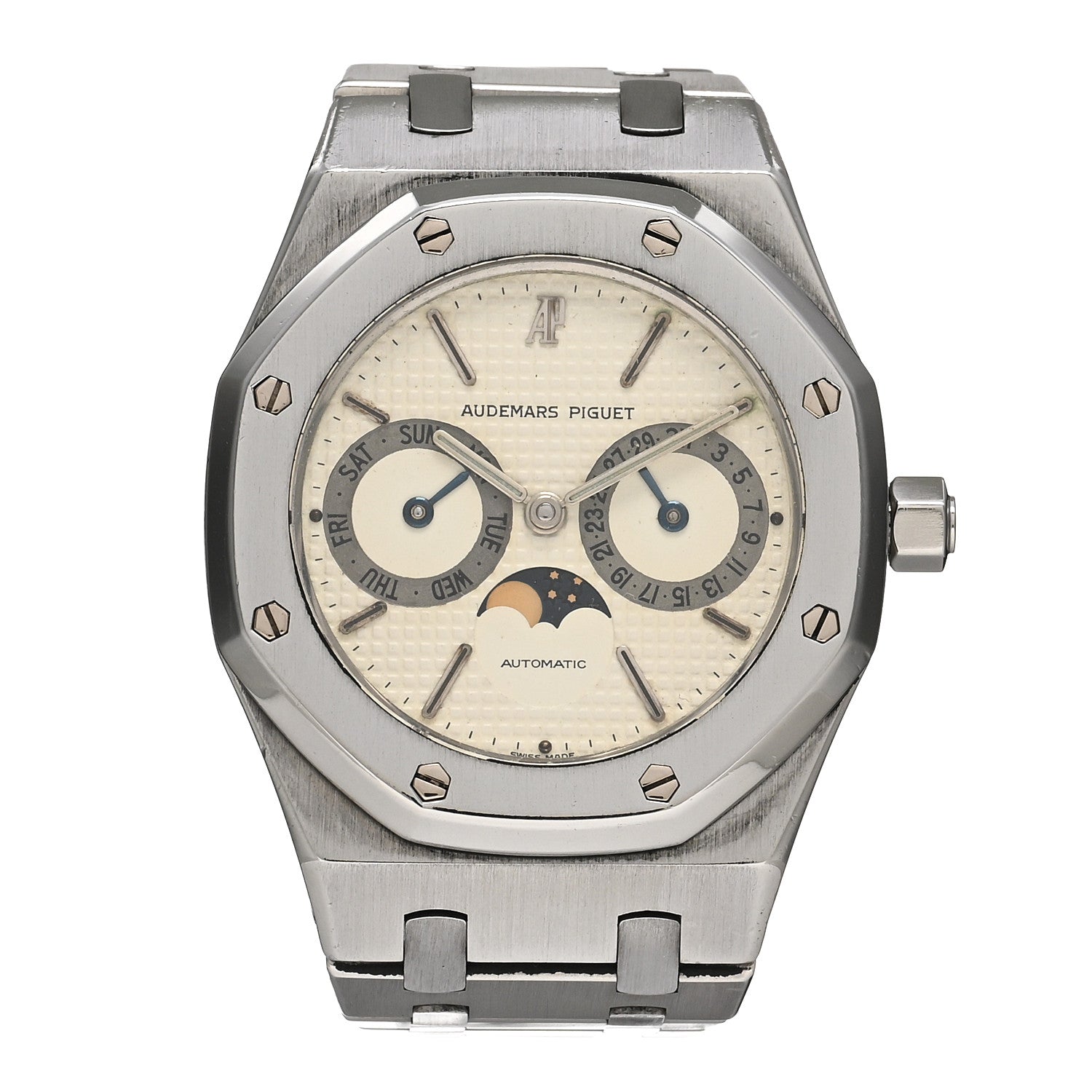 Audemars Piguet Stainless Steel 36mm Royal Oak Day-Date Moonphase Automatic Watch 25594ST.OO.0789ST.05 1 of 8