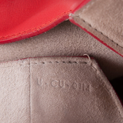 Celine Calfskin All Soft Shoulder Bag Vermillion 7 of 10