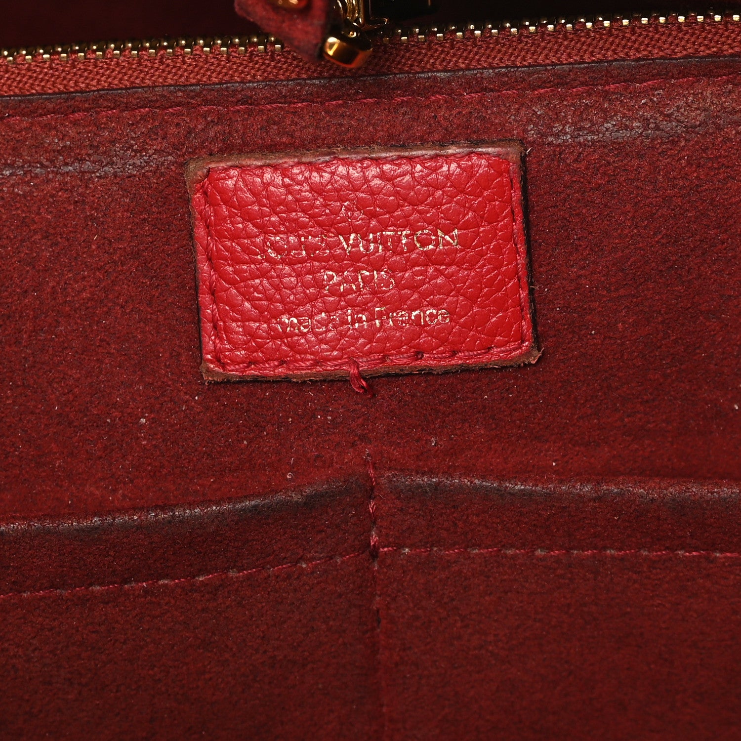 Louis Vuitton Calfskin Monogram Kimono Tote Cherry 6 of 12