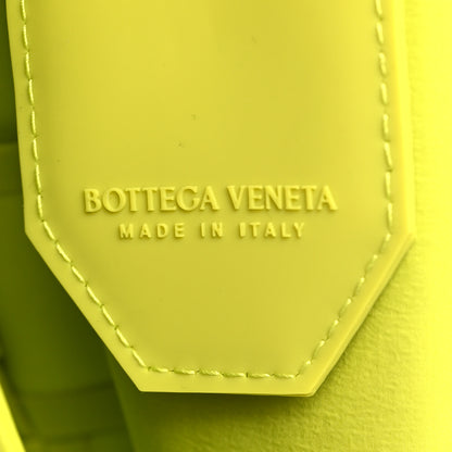 Bottega Veneta Crinkled Lambskin Maxi Intrecciato Extra Mini Cassette Crossbody Bag Acid 6 of 9