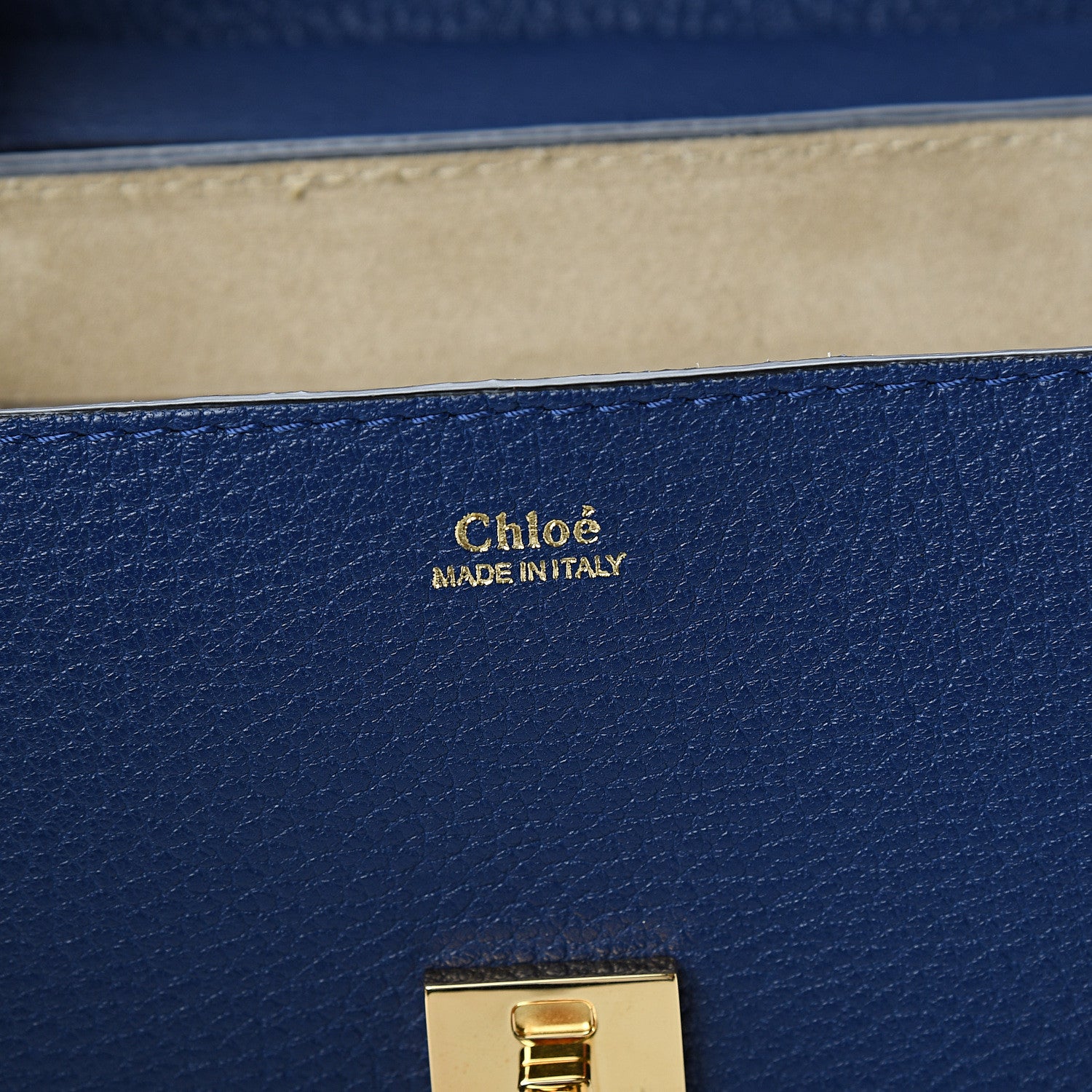 Chloe Grained Lambskin Drew Shoulder Bag Royal Navy 6 of 10