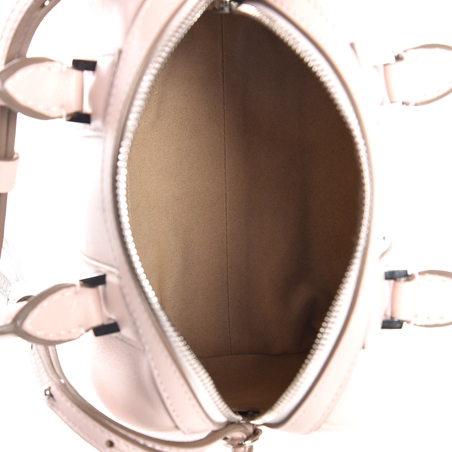 Calfskin Micro Lucrezia Nude Pink