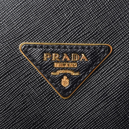 Prada Saffiano Lux Bowler Black 6 of 13