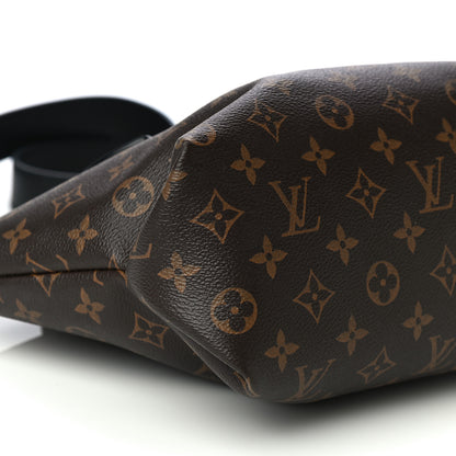 Louis Vuitton Monogram Flower Zipped Tote PM Black 9 of 10