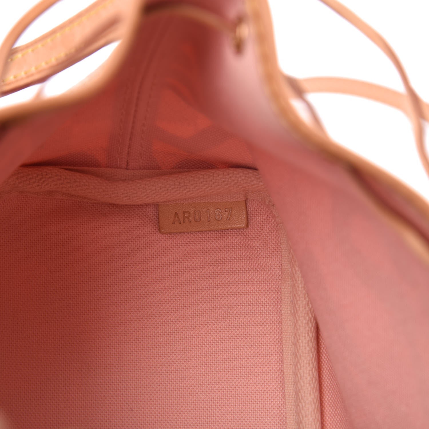 Louis Vuitton Damier Azur Tahitienne Nano Noe Rose Ballerine 7 of 7