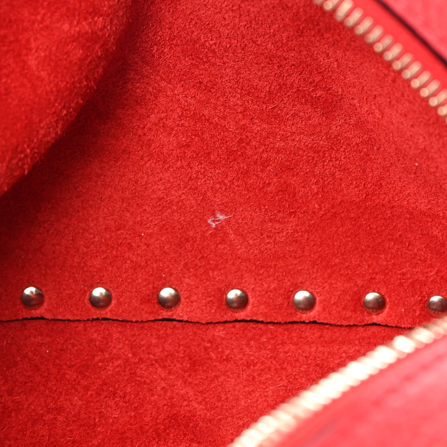 Valentino Garavani Pebbled Calfskin Rockstud Camera Crossbody Bag Rouge Pur 10 of 10