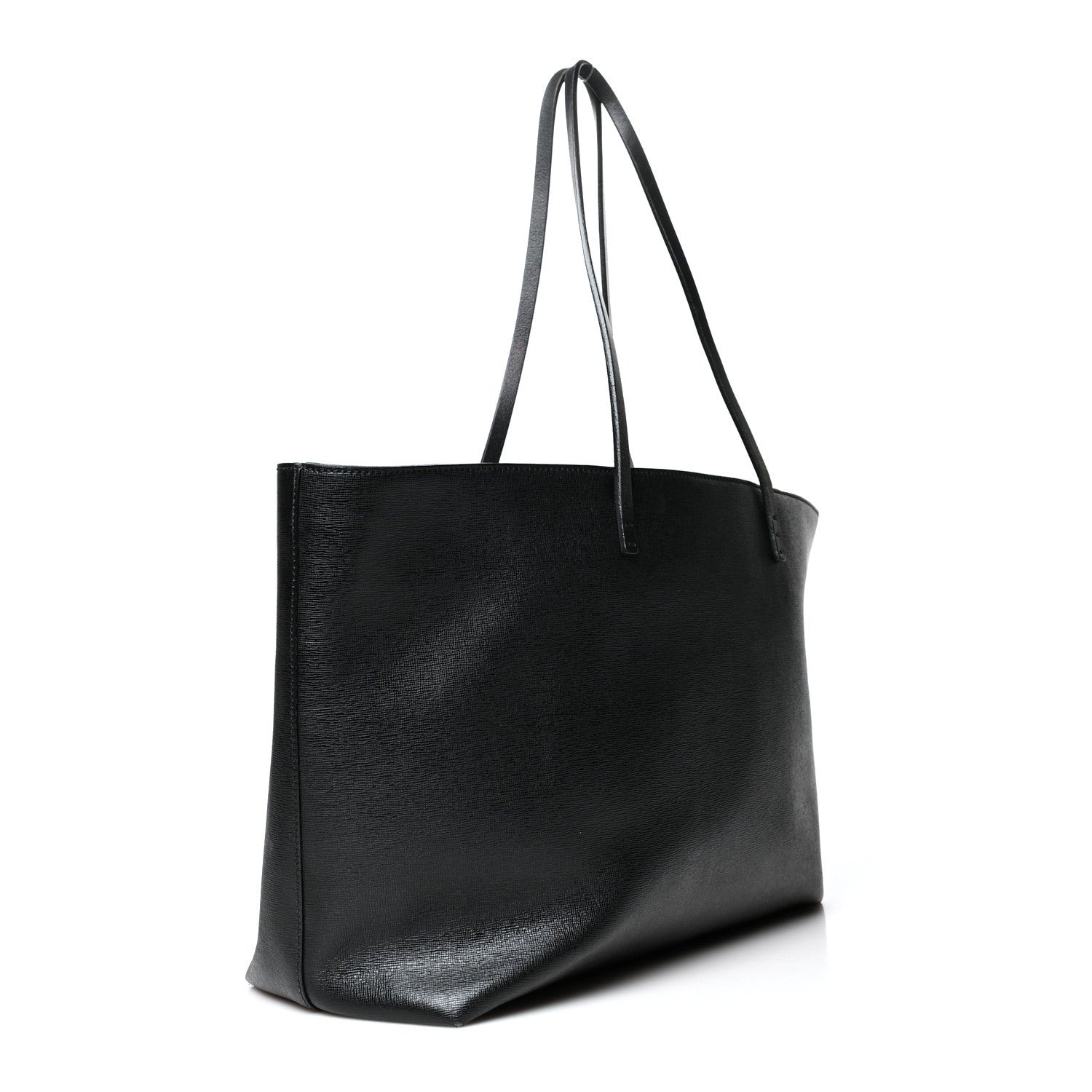 Fendi Vitello Elite Cuoio Monster Buggies Medium Roll Tote Black Multicolor Blue Cobalto 3 of 17