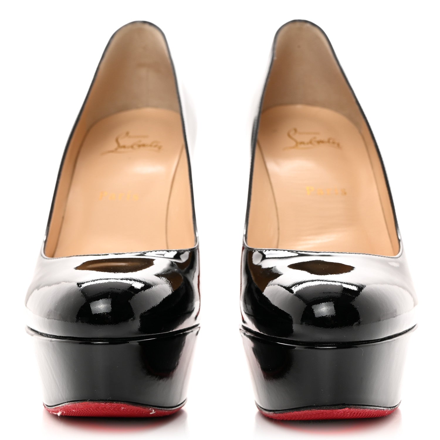 Christian Louboutin Patent Bianca 140 Pumps 39 Black 2 of 7