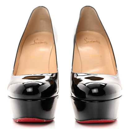 Christian Louboutin Patent Bianca 140 Pumps 39 Black 2 of 7